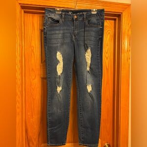 New Directions, Sz 14R, Skinny, Distressed, EUC